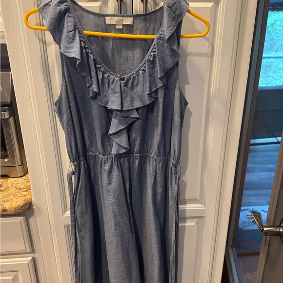LOFT Dresses & Skirts - LOFT Chambray Blue dress